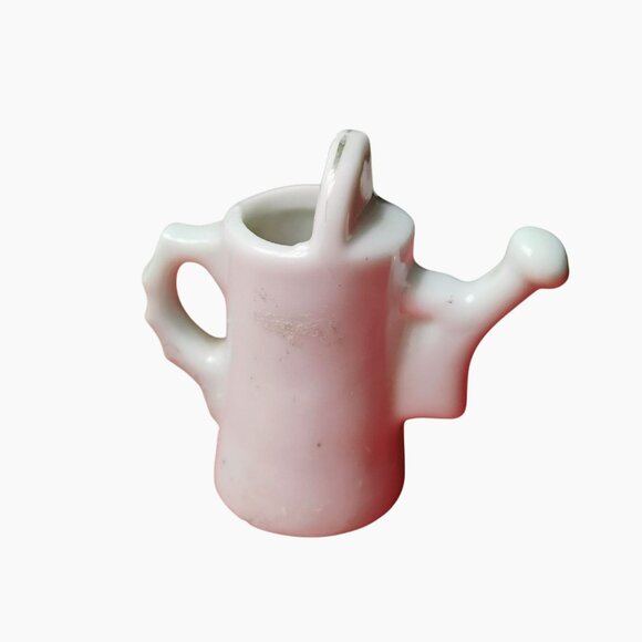 Vintage Miniature Ceramic Watering Can Porcelain Flower Design Made In Japan - Picture 4 of 6